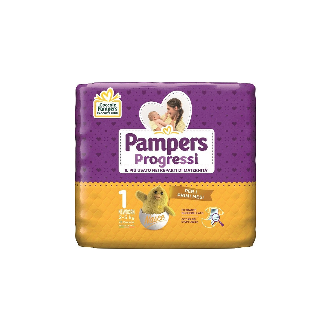 PAMPERS PROGRESSI NEWBORN 28PZ