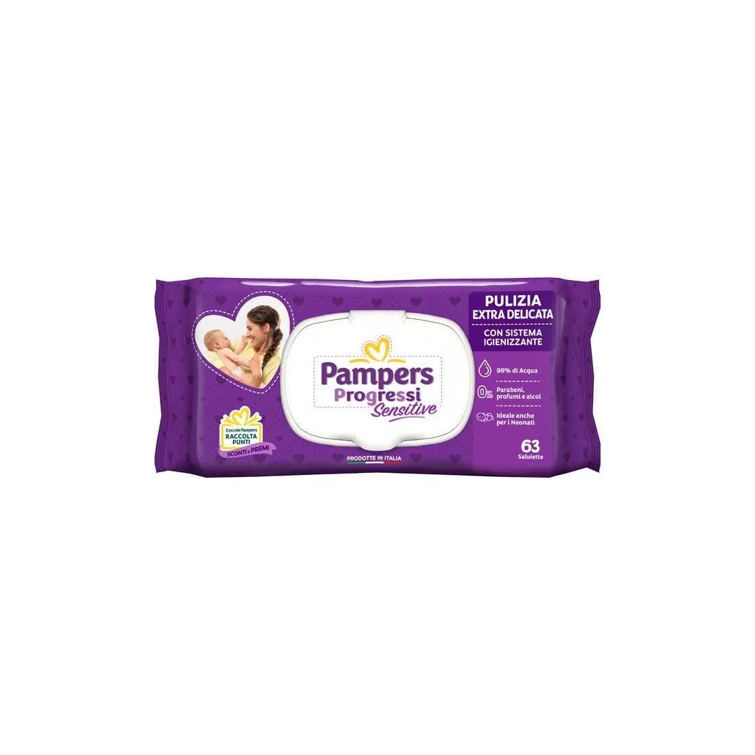 PAMPERS SALV SENSIT ALOE RIC63